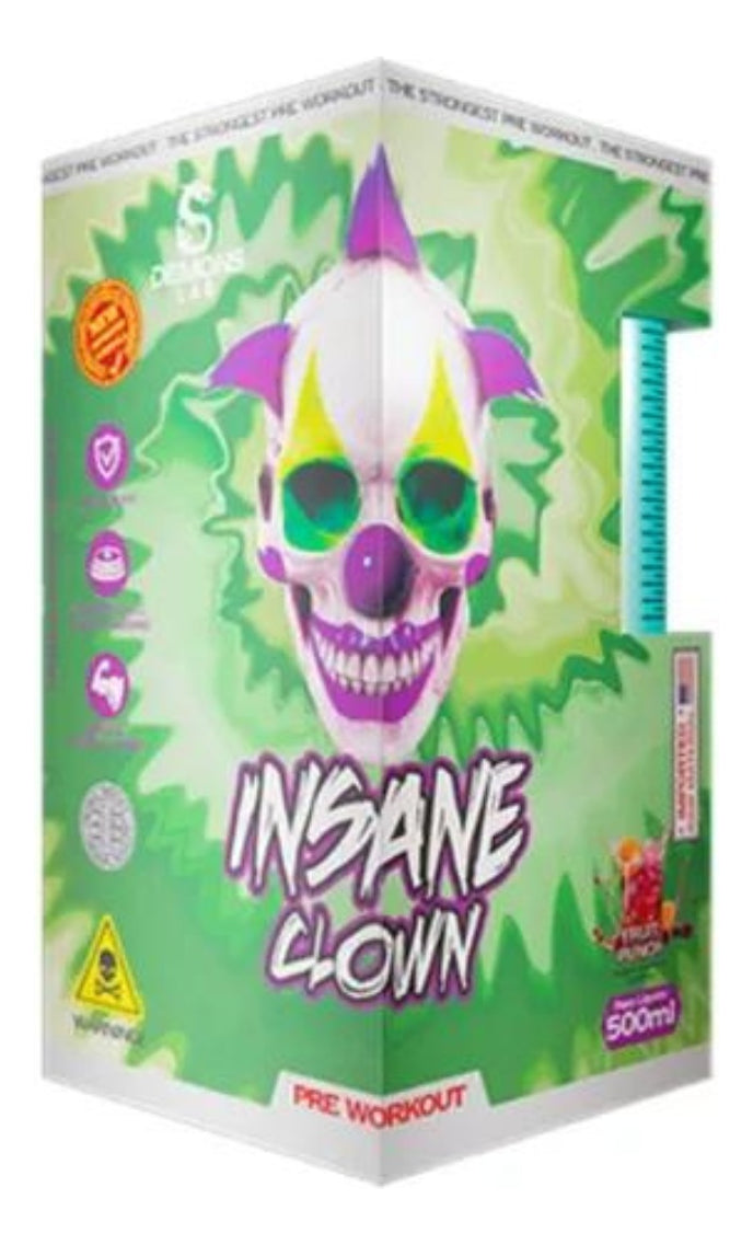 Pré Treino Insane Clown - 500ml Versão Líquida - Demons Lab