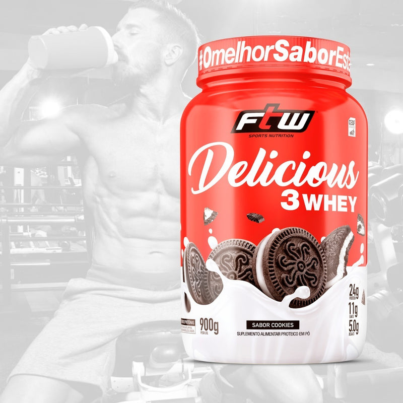 Whey Protein Delicious Isolado Concentrado E Hidrolizado Ftw