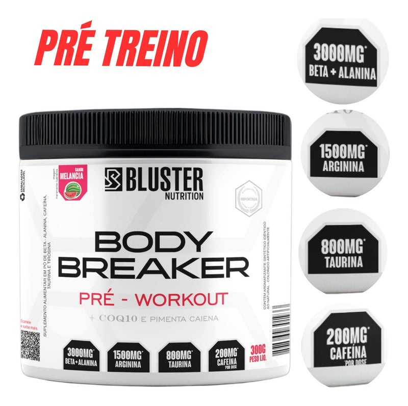 Pré Treino Body Breaker 150g - Bluster Nutrition