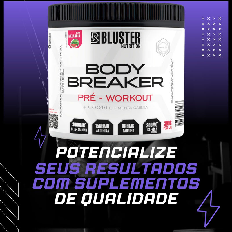 Pré Treino Body Breaker 150g - Bluster Nutrition