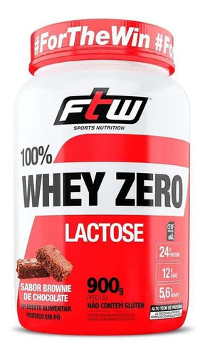 Whey 100% Zero Lactose - 900g Brownie De Chocolatate - Ftw