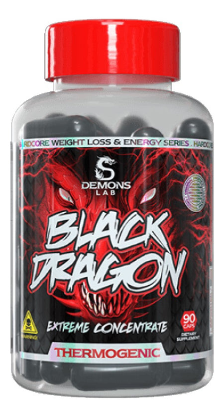 Black Dragon - Termogenico Com Carnitina 90caps - Demons Lab