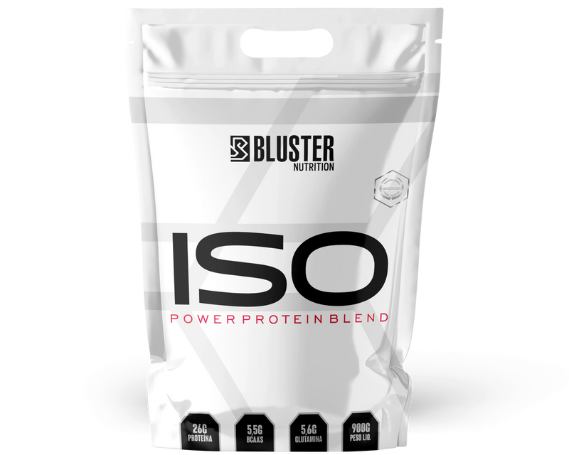 Whey Protein ISOLADO 900g refil - Bluster - Sabor Baunilha