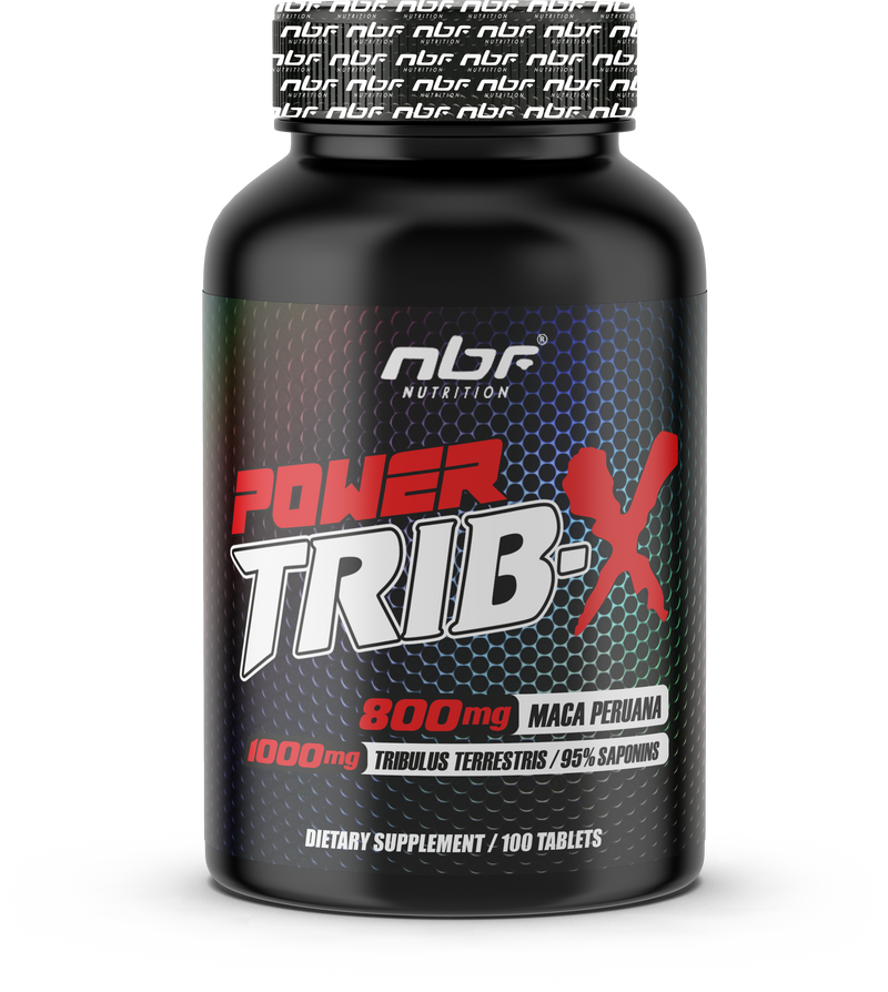 Maca Peruana 800mg + Tribulus Terrestris 1.000mg/ 95% saponins - 100 tabletes - Power Trib-X - NBF Nutrition