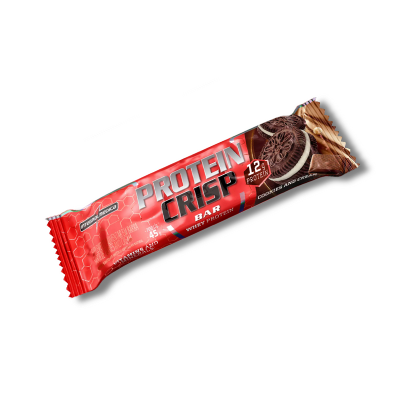 Barra de proteína Protein Crisp Bar Display 12un de 45g cada Integralmédica