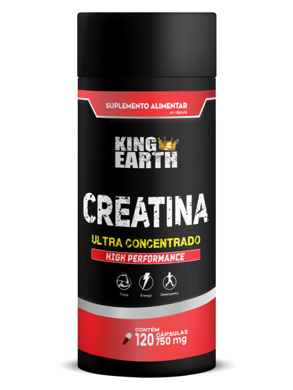 L-Carnitina 100% Pura - King Earth - 120 cápsulas