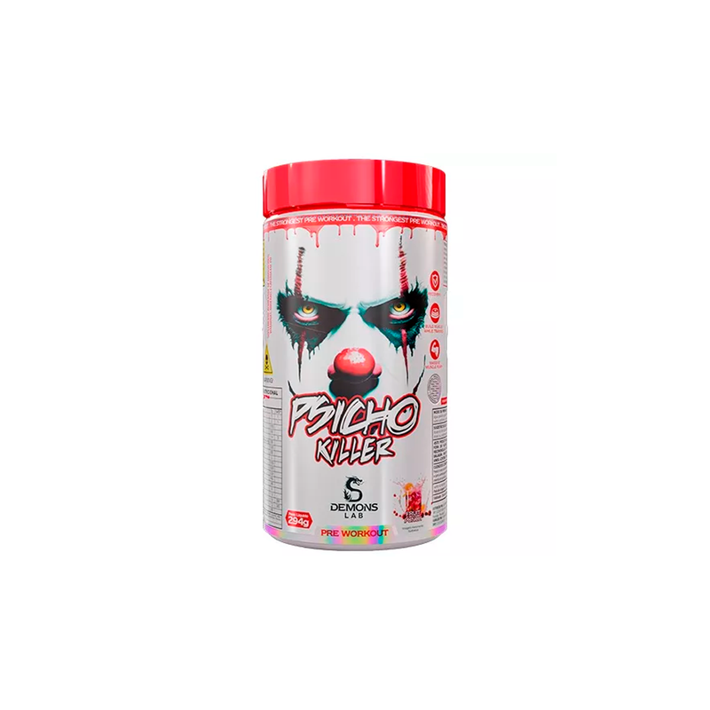 Pré Treino Psicho Killer 294g - Demons Lab - Sabor Suco de Frutas